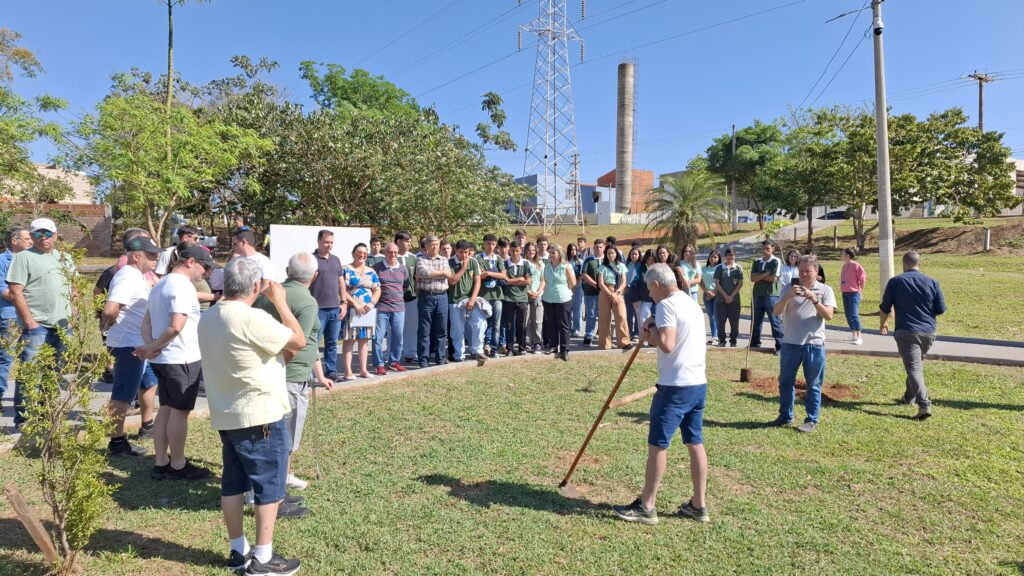 Plantio aconteceu no Parque Chico Lucas