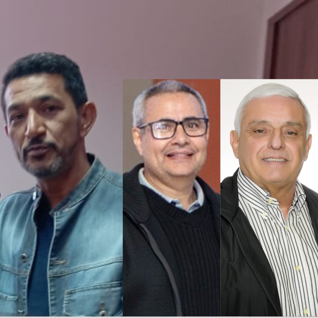 O vereador Sivaldo, o vice-prefeito Gordinho e o ex-prefeito João Vitte