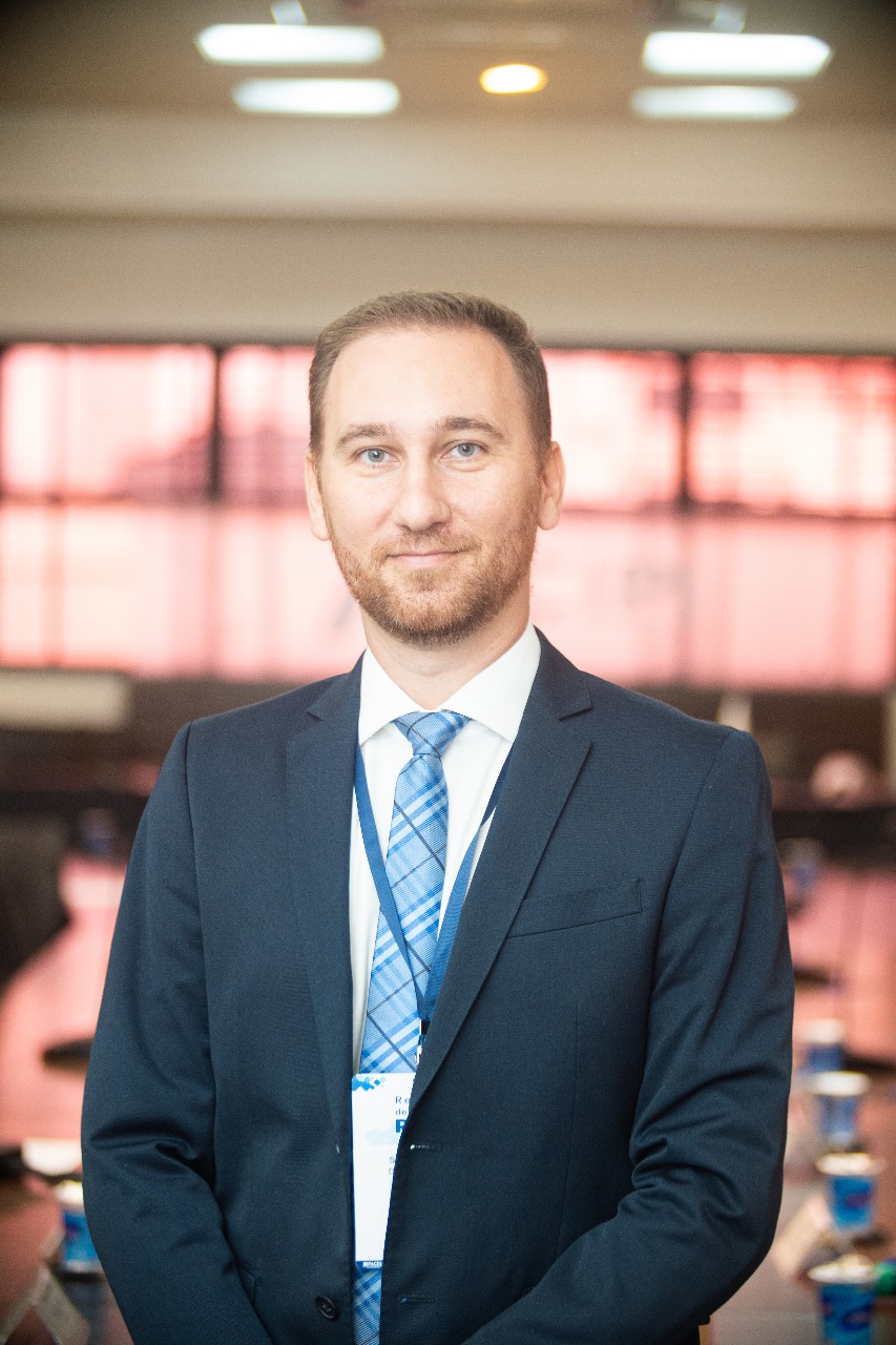 O presidente da Acisg, Tiago Garcia Zaia, que assumiu a gestão da entidade no dia 1 de março de 2025 e segue no comando até 28 de fevereiro de 2027