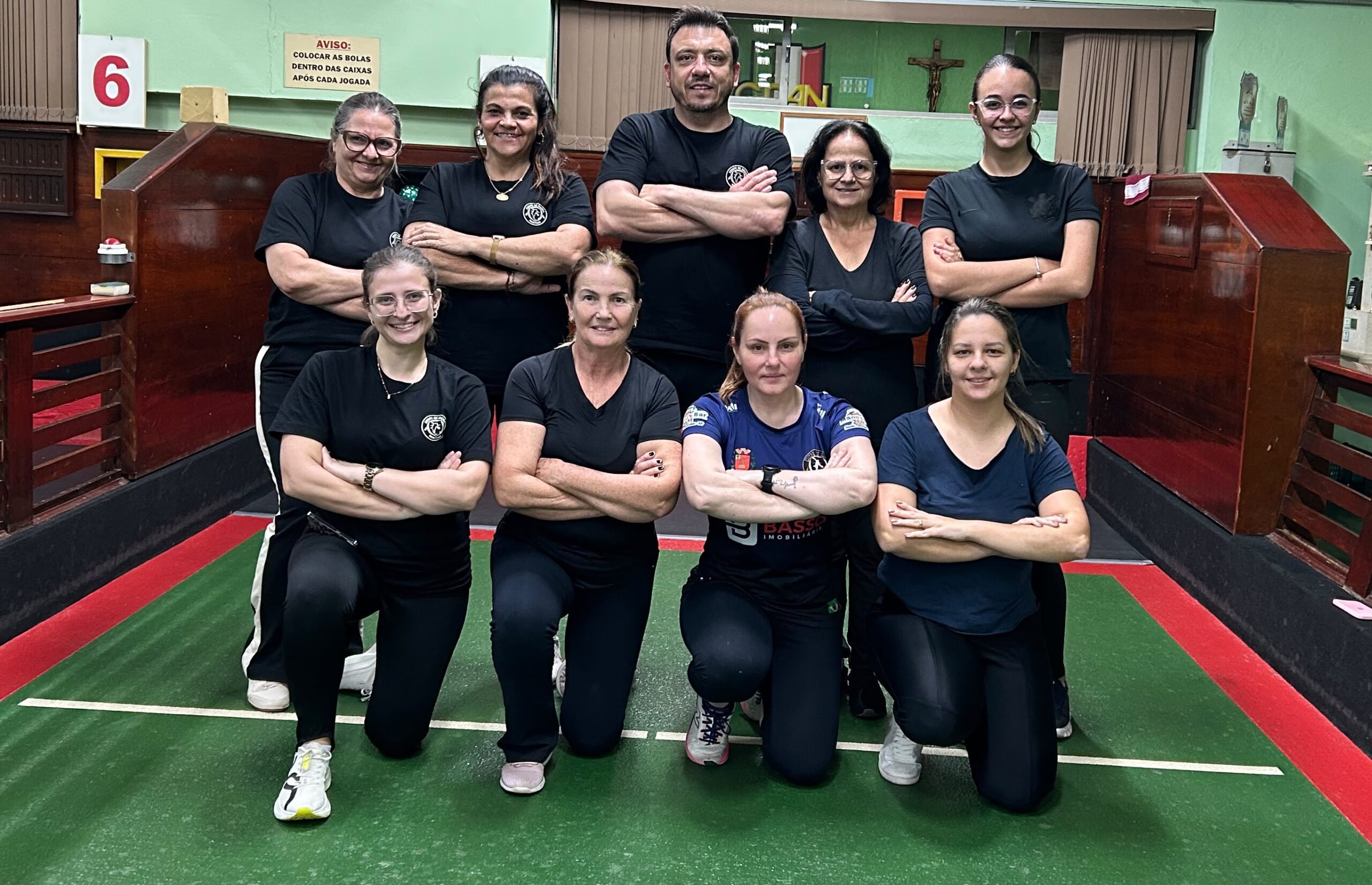 O elenco da equipe feminina de bocha é formado pelas atletas Lexa, Ana Jacó, Bianca, Claudia, Franciely, Francieli, Giovanna, Ivone, Rafaela, Valeria, Meire, Regina e Selma