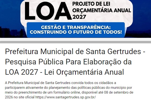 Consulta Pública é realizada por meio de formulário disponível na internet